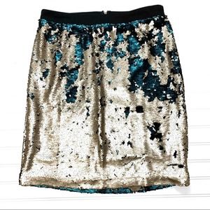 mark. sz S sequin pencil skirt